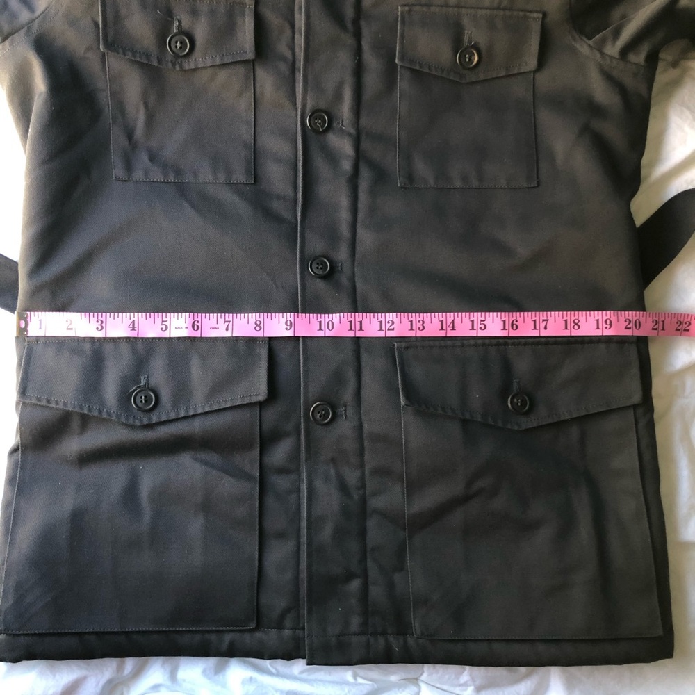 A.P.C. Field Military Sherpa Lined Belted Grey Jacket - Picture 9 of 10